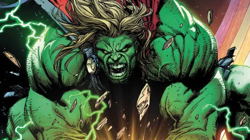 Hulked Thor gamma god of thunder