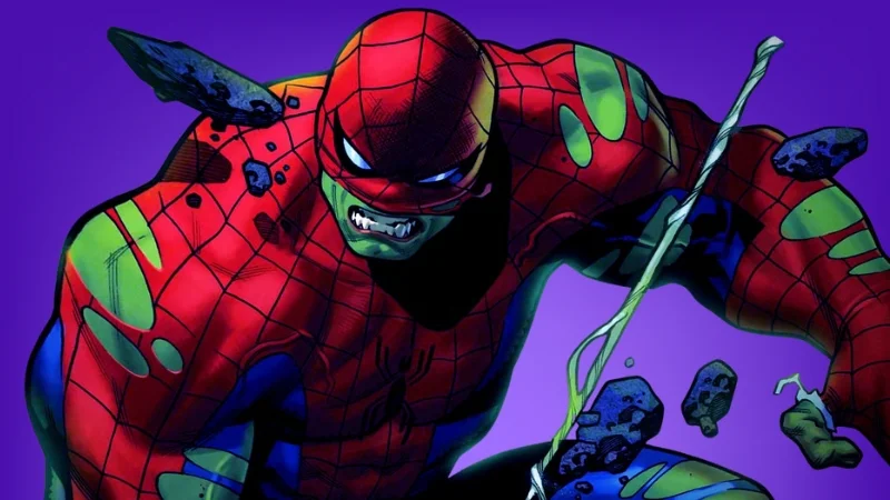 Hulked Spider-Man gamma peter parker