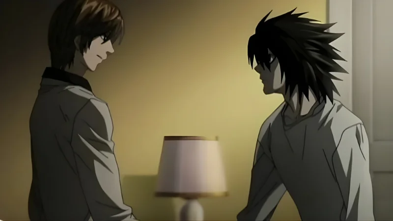 Light and L Death Note