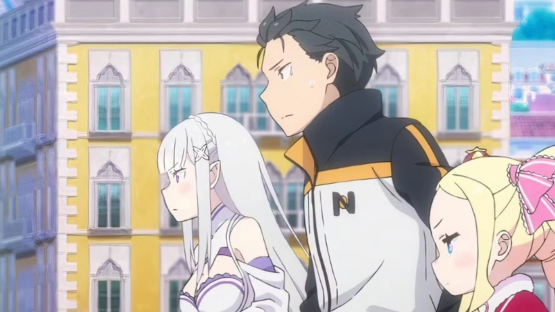 Subaru and Emilia Re:Zero