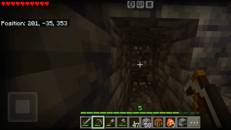 Efficient branch mining pattern for diamonds