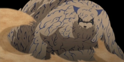 Shukaku the One-Tail sand-based tailed beast from Naruto