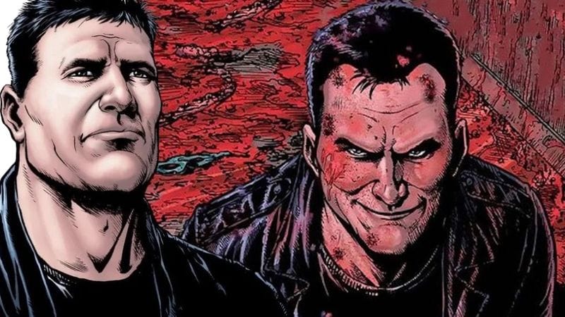 Billy Butcher, leader of The Boys, with Compound V-enhanced strength