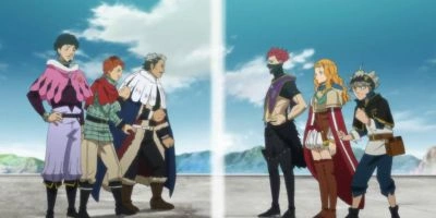 Magic Knights from different squads competing in the Royal Knights selection exam — Black Clover Arc 6