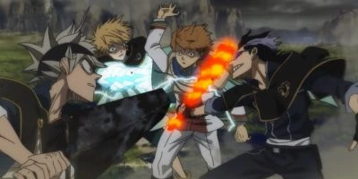 Asta facing off against Langris during the Royal Knights tournament — Black Clover Arc 6