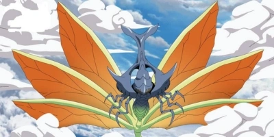 Chomei the Seven-Tails beetle-like flying tailed beast from Naruto