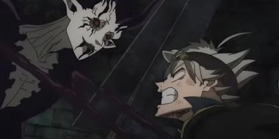 Asta confronting the devil Zagred in the climax of the Elf Reincarnation Arc — Black Clover Arc 8