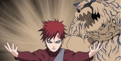 Gaara as the jinchūriki of Shukaku in the Hidden Sand Village — Naruto tailed beast arc