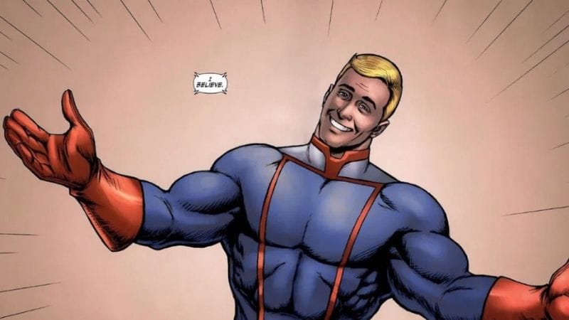 Homelander, the most feared supe alive and leader of The Seven, in the final arc