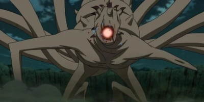 Ten-Tails under Isshiki Otsutsuki's control evolving