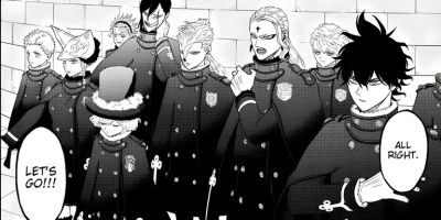 Magic Knights raiding the Spade Kingdom to rescue Yami and William from the Dark Triad — Black Clover Arc 10