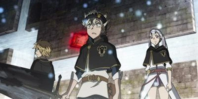 Asta and Luck exploring the mystery dungeon in Black Clover's Dungeon Exploration Arc