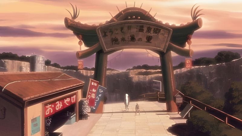 Yugakure Hidden Hot Water Village — a peaceful former shinobi village and the birthplace of Hidan from Akatsuki