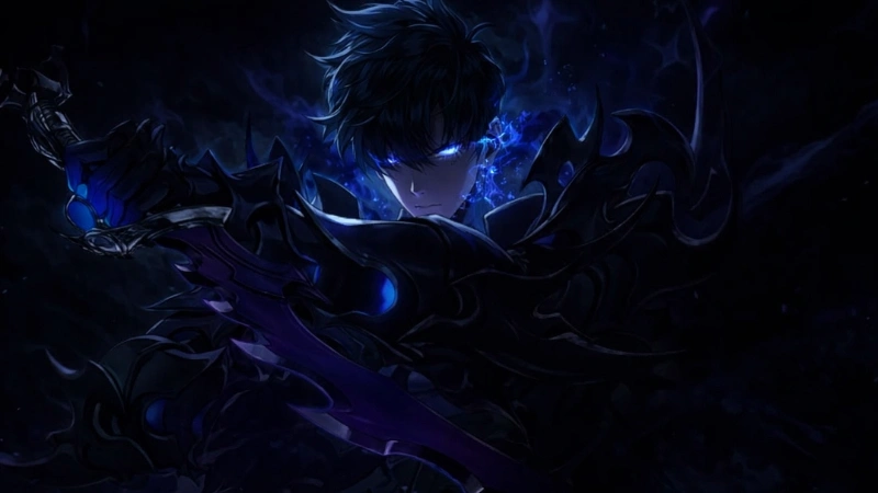 Sung Jin-Woo as the Shadow Monarch 