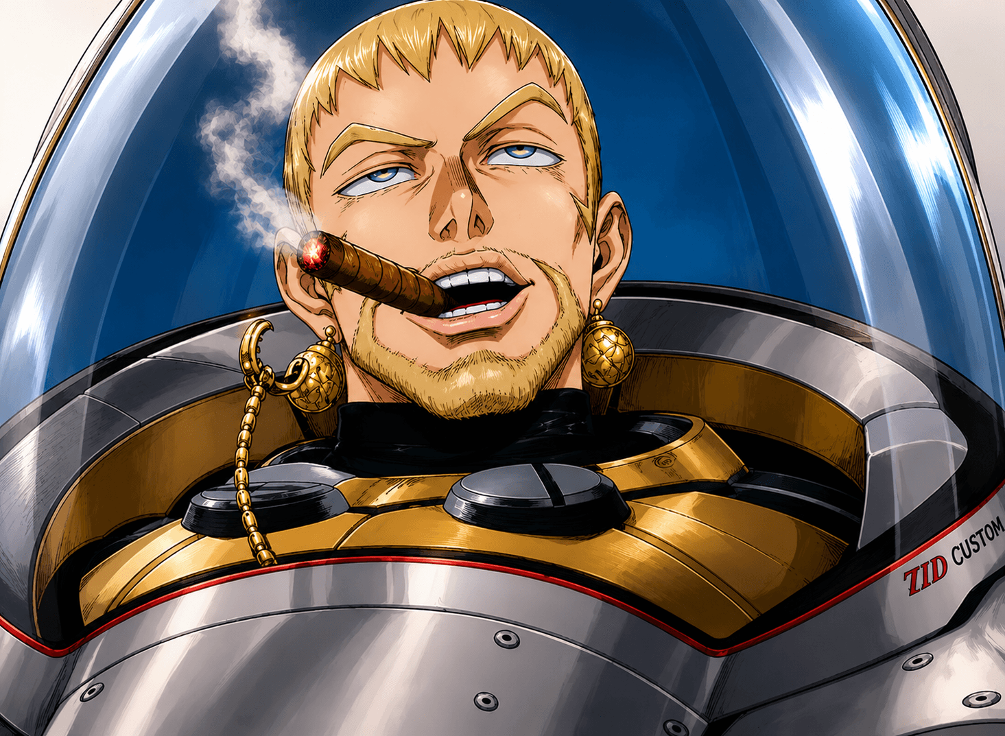 Zeidats, billionaire Neo Hero in One Punch Man