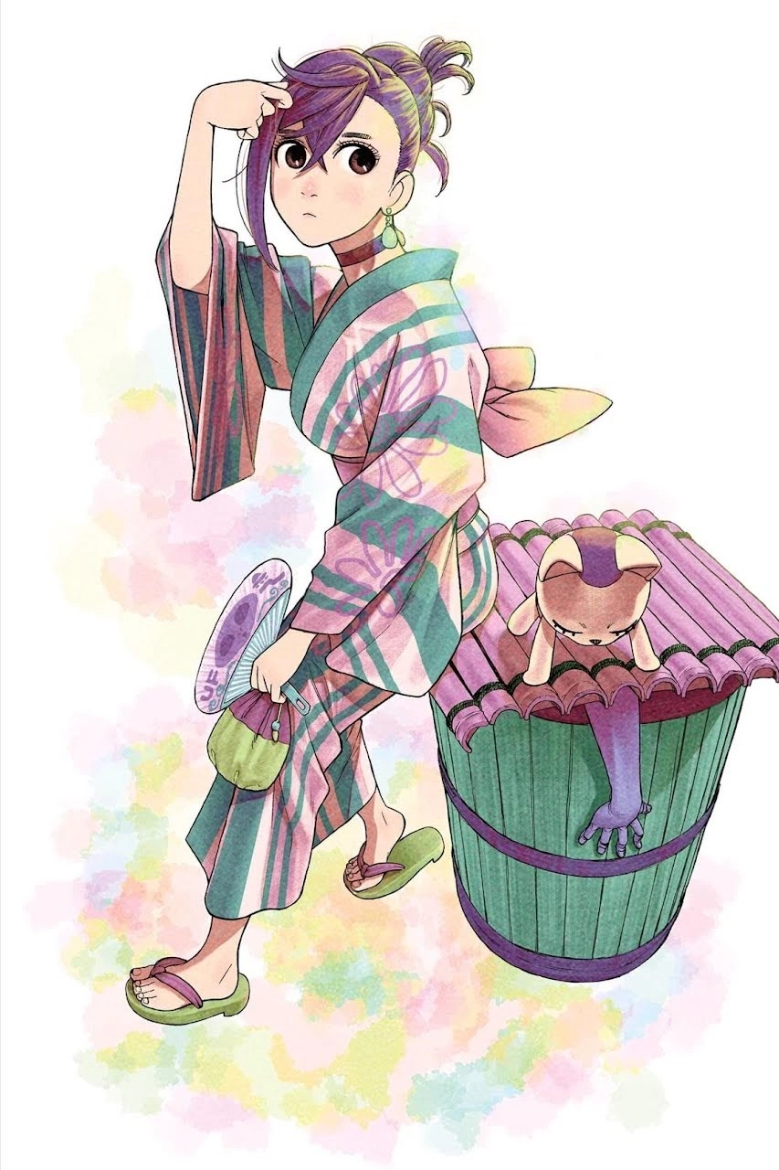 Momo Ayase in a japanese dress