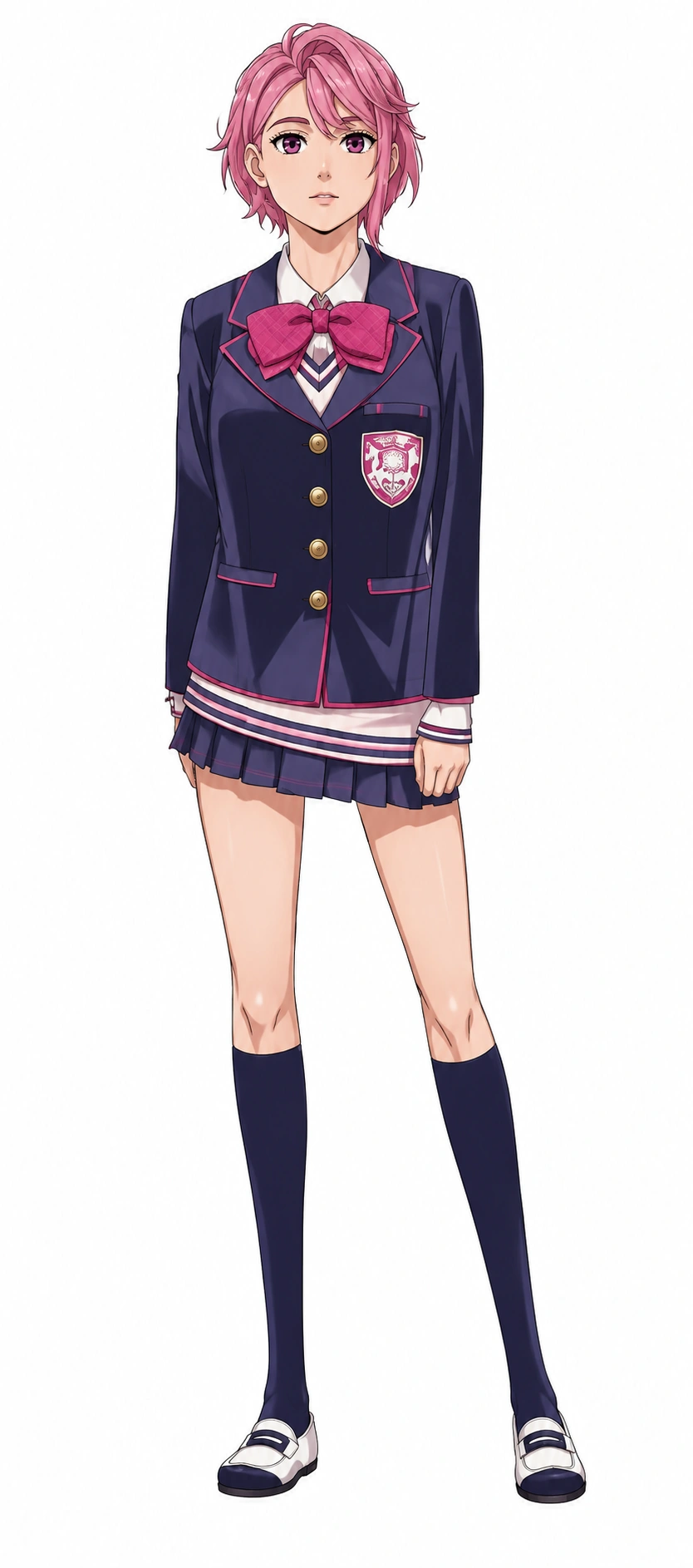 Aira Shiratori in her civilian form with strawberry blonde hair in Dandadan