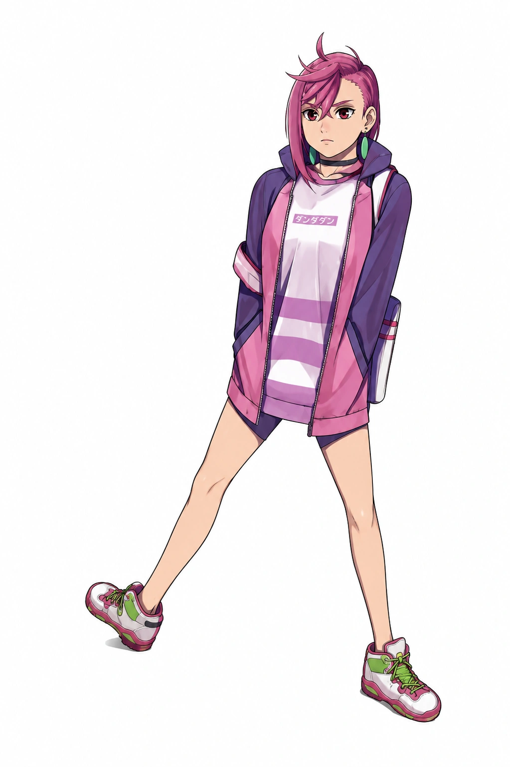 Momo Ayase in a school dress