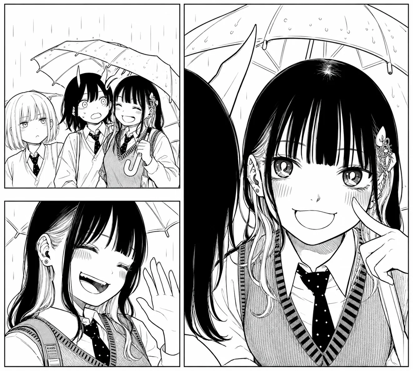 Airi Kashiro with her two-tone pigtails and cheerful expression in RuriDragon