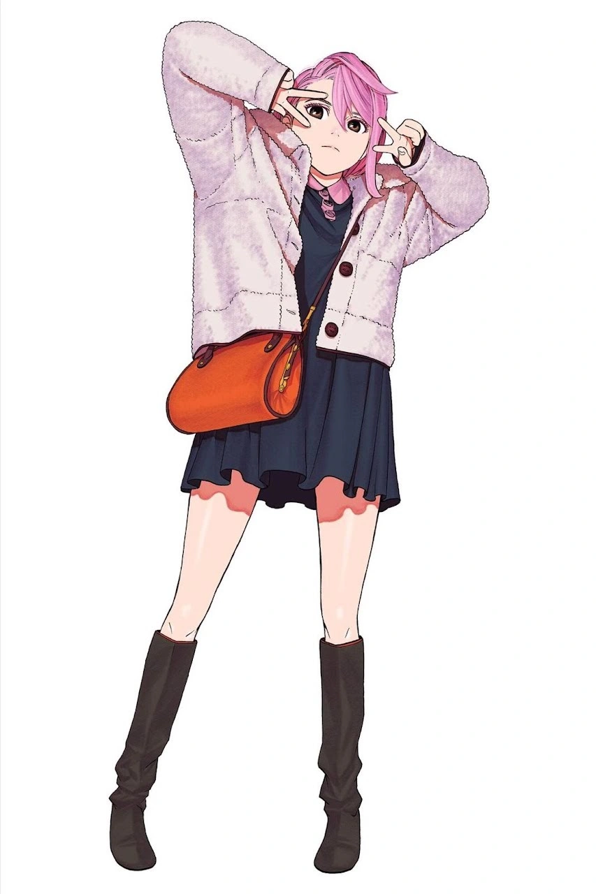 Momo Ayase in her cool outfit