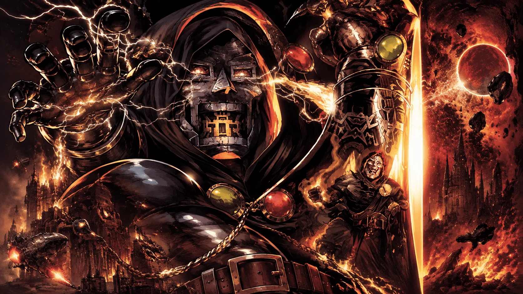Beyonder Doom, the What If variant who kept the Beyonder's omnipotent power after the 1984 Secret Wars